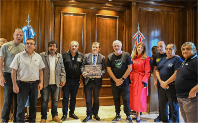 Vísperas del 33° Congreso de la Confederación de los Ex Combatientes de Malvinas – Visita de Ex Combatientes al Gobernador